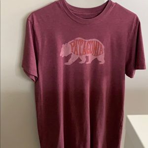 light purple patagonia tee